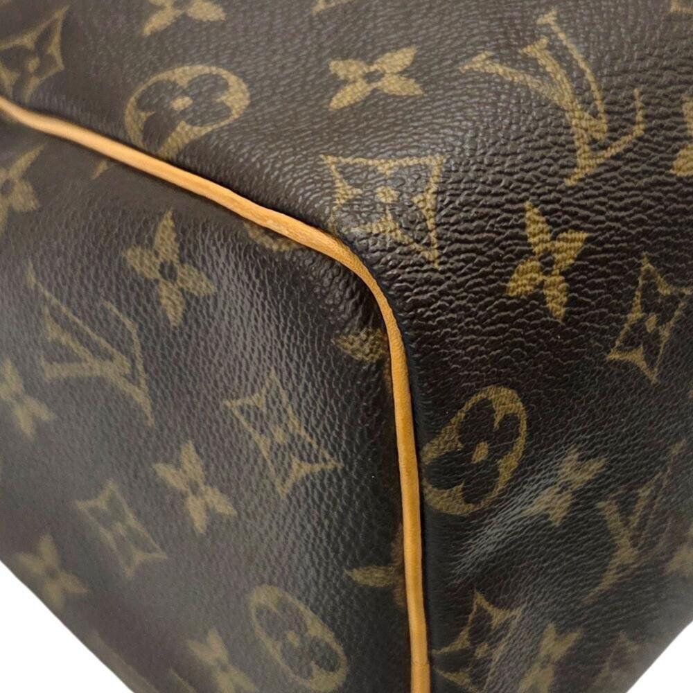 LOUIS VUITTON Brown Monogram Speedy 25 Boston Bag - Picture 9 of 14